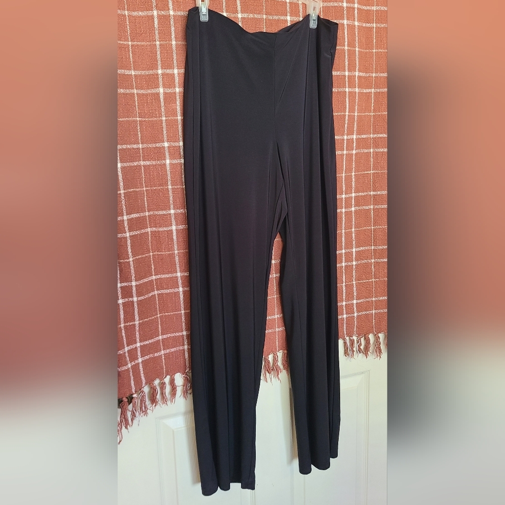 Ellen Tracy Black Wide Leg Pants